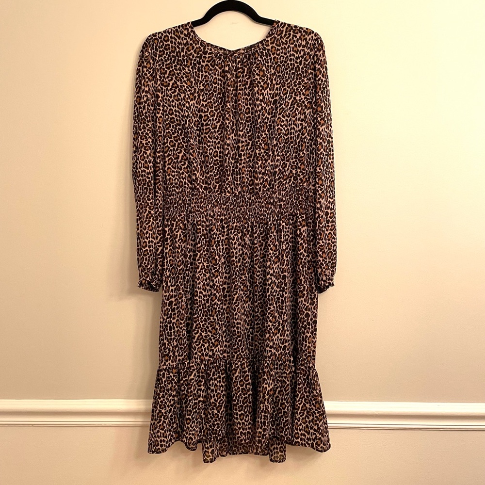 Leopard JCrew Dress, Size L